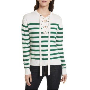 NWOT Rebecca Minkoff Lace-up Neckline Sweater